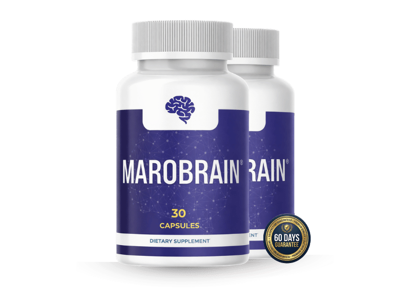 Marobrain brain support supplement bottles